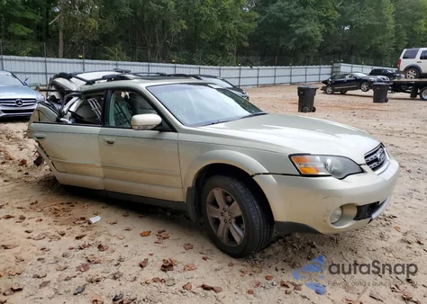 2005 Subaru Outback Outback H6 R Ll Bean z USA, uszkodzony, nr VIN 4S4BP86C654316468